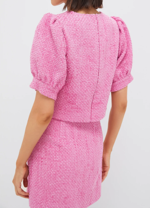 Pink Tweed Adorable Set