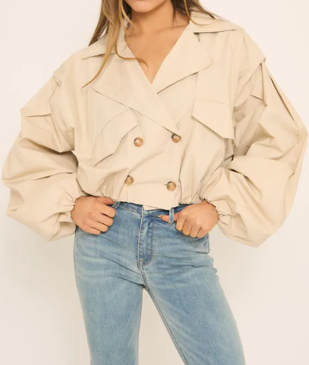 Fab Short Trench Jacket