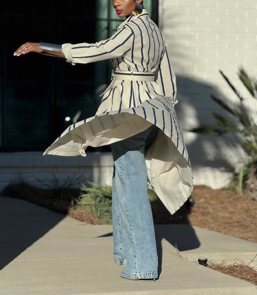 EDIT Striped Duster