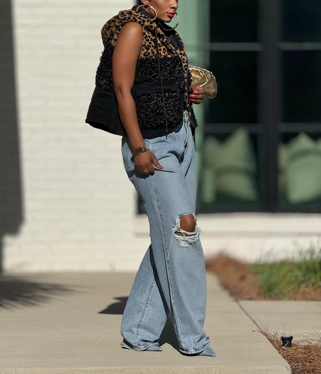 Leopard Vest