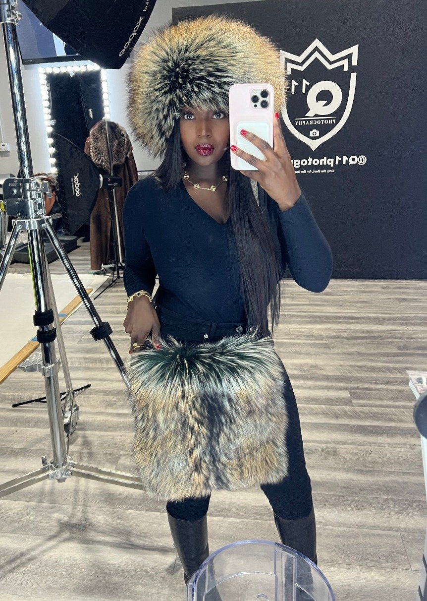 Dina Silver Fox Hat