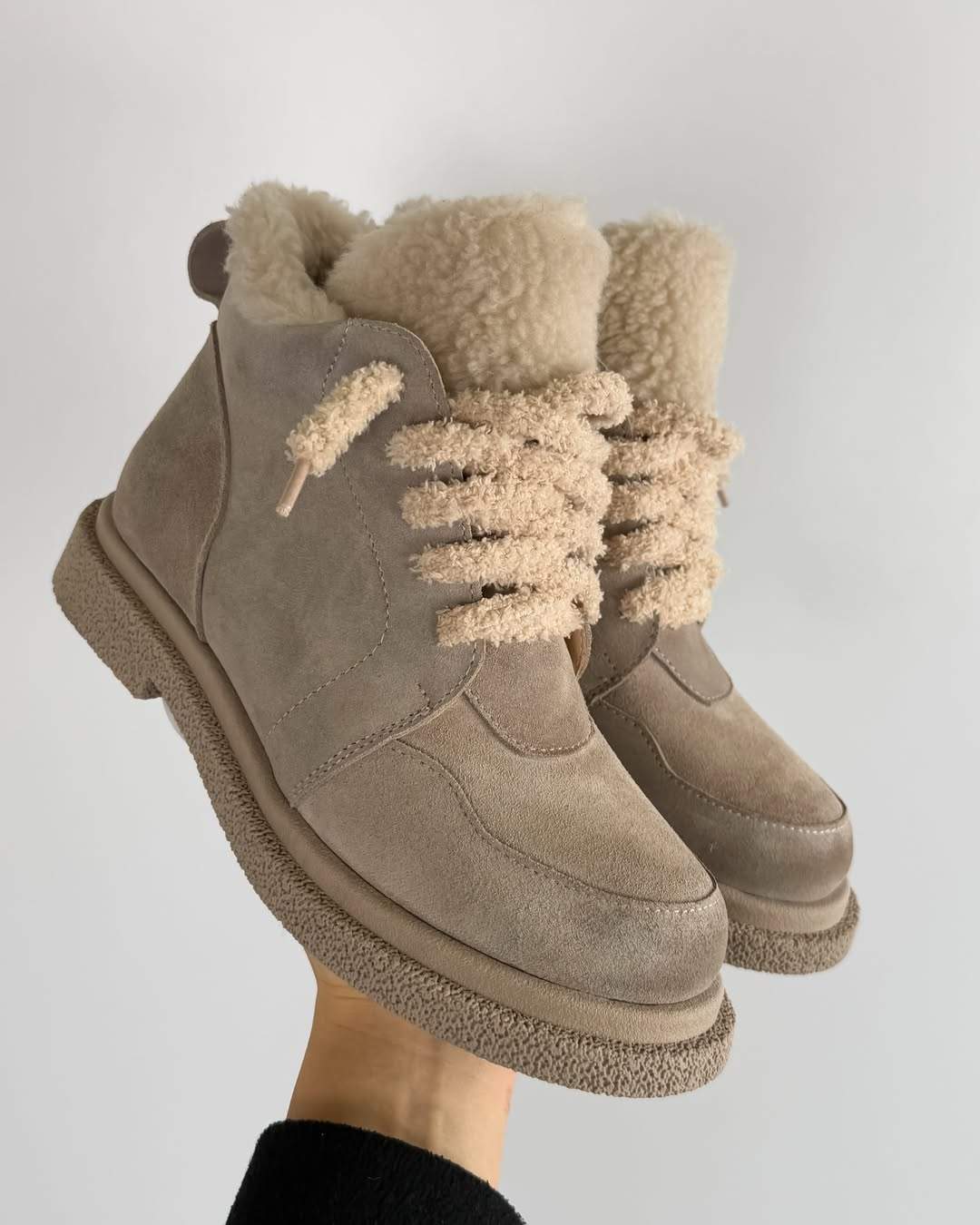 Suede Plush Shoes
