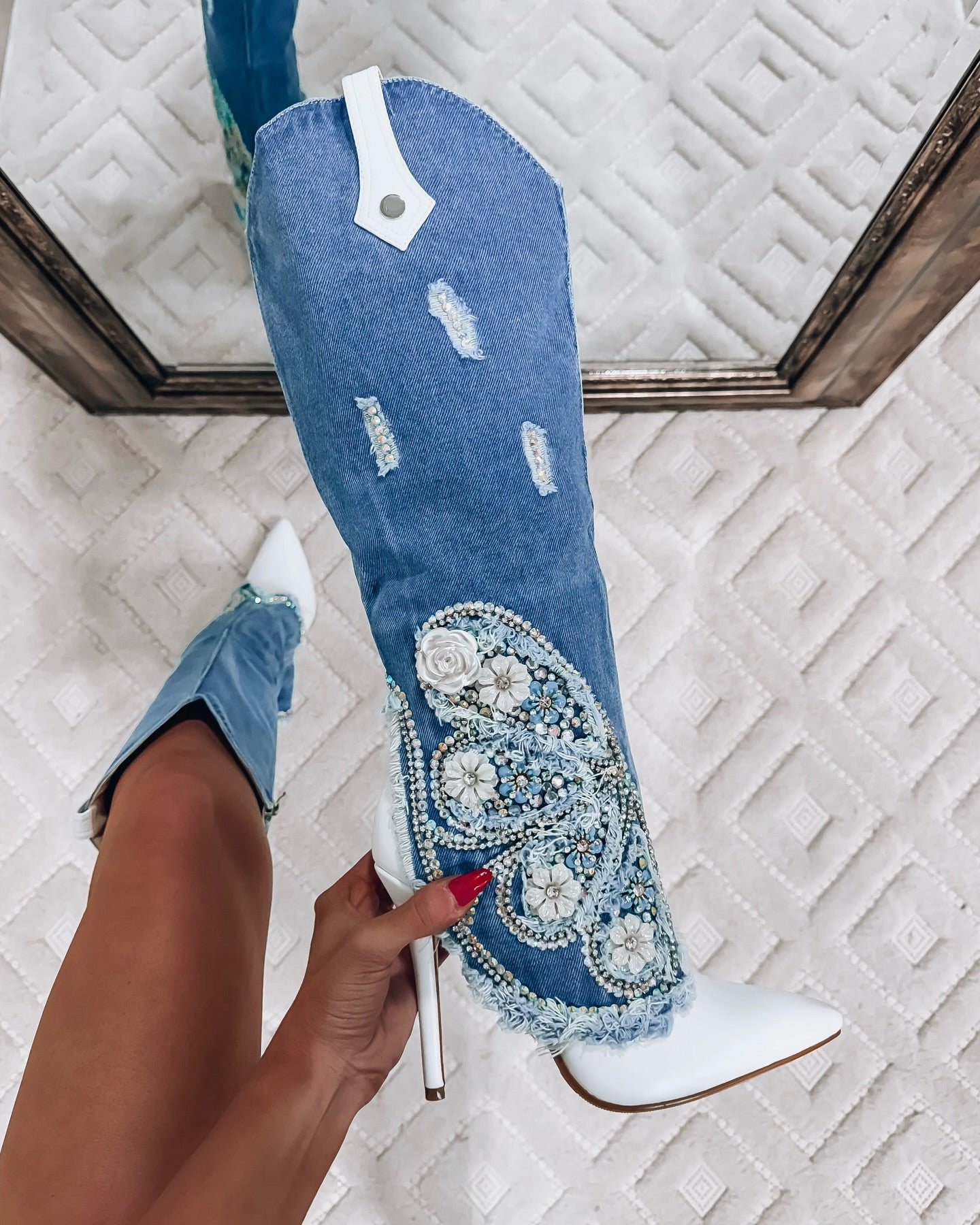 Women's Fab Denim Boots