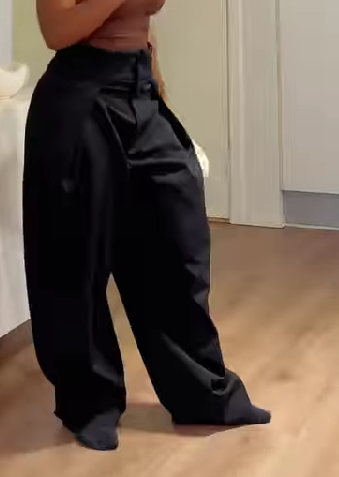 Wide Leg Suiting Trousers