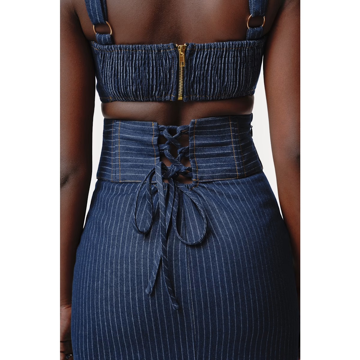 Denim Pinstripe Ona Set