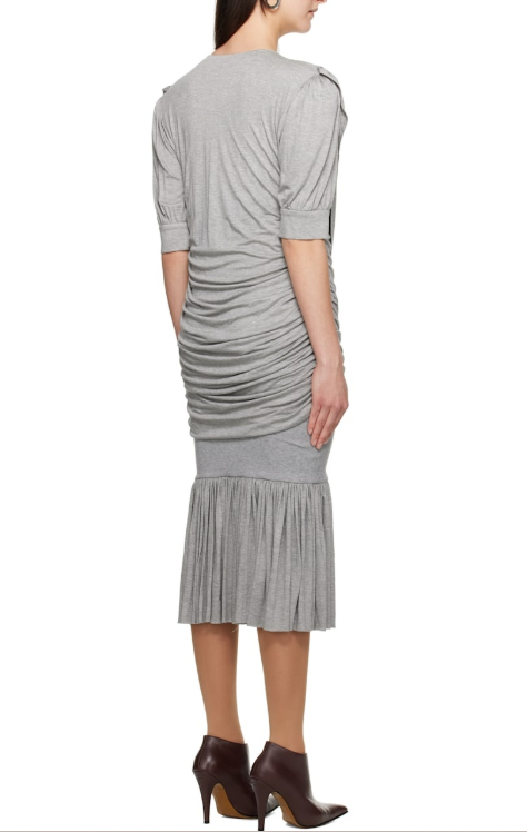 Gray Amanda Midi Dress