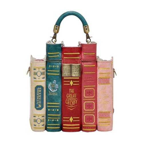 🔥2026 HOT SALE 49% OFF 📚 Vintage Stacked Book Novelty Handbag(📦Buy 2 Free Shipping)