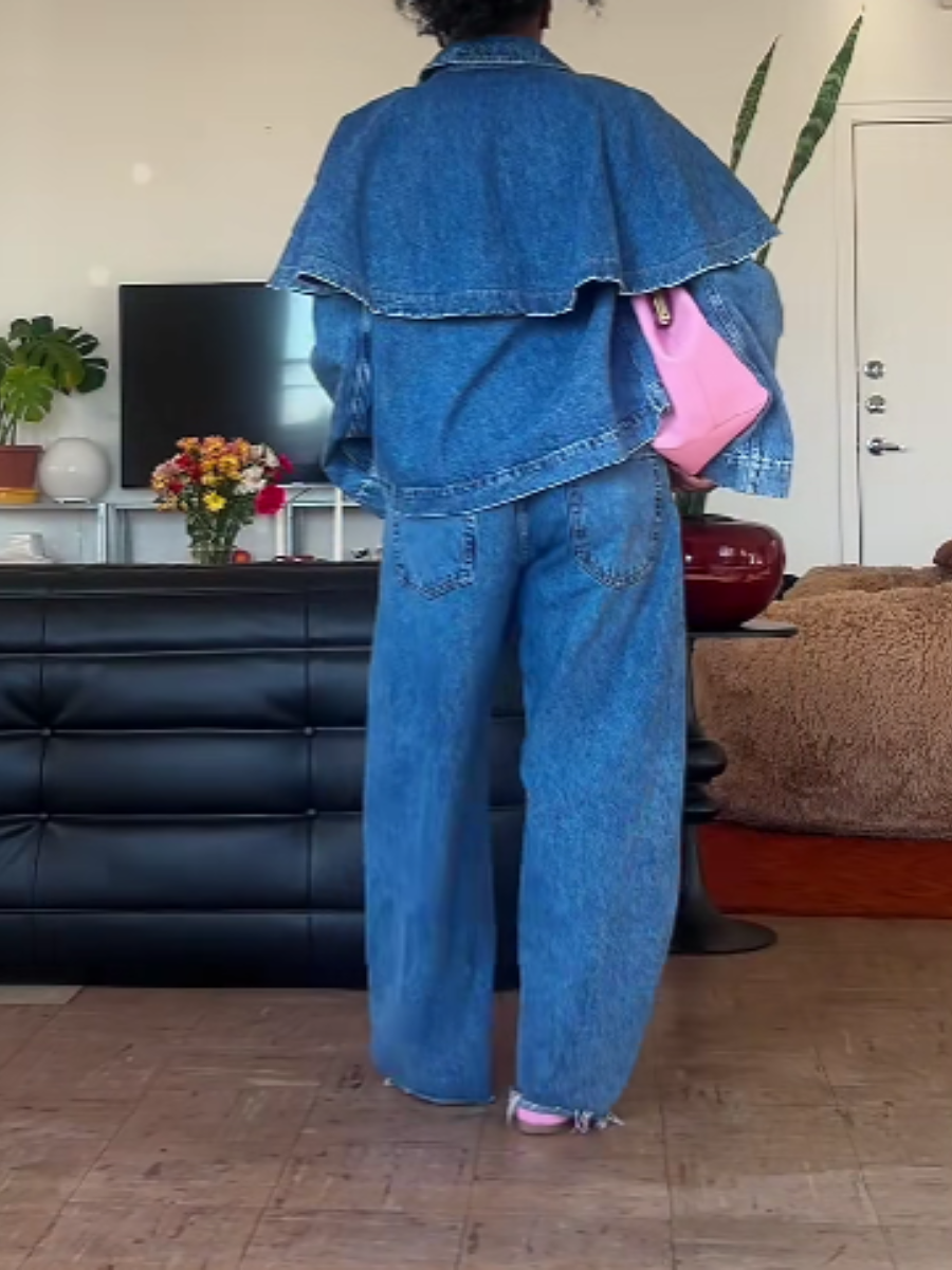 Denim Shawl Design Set