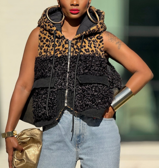 Leopard Vest