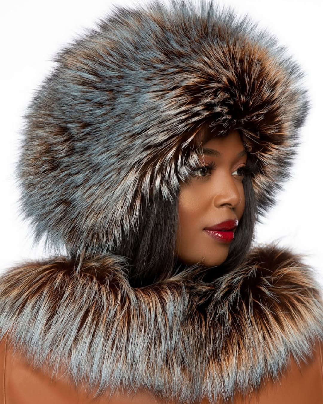 Dina Silver Fox Hat