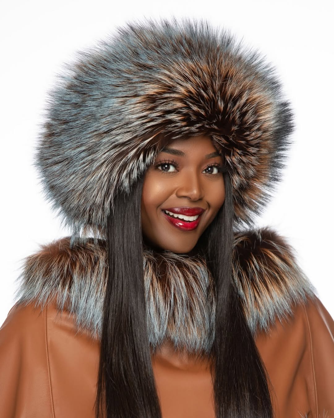 Dina Silver Fox Hat