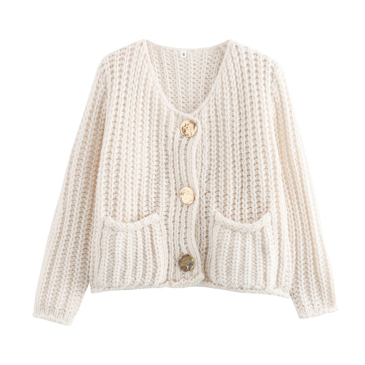 Chic Button Knit Cardigan