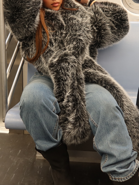 Stylish Faux Fur Jacket