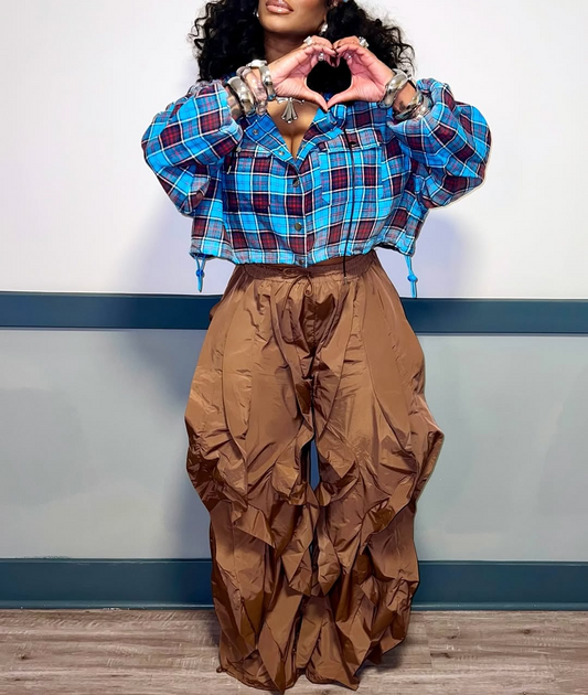 Wavy Oversized Pants