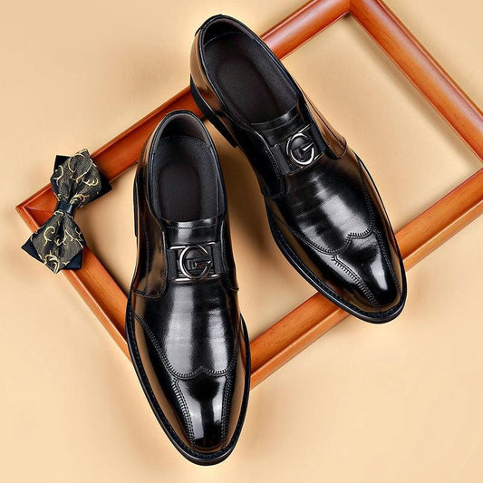 Men's Fashionable All-Match Leather Shoes