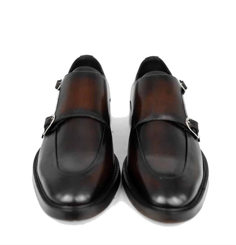 Double Monk Strap Dress Oxfords Shoes