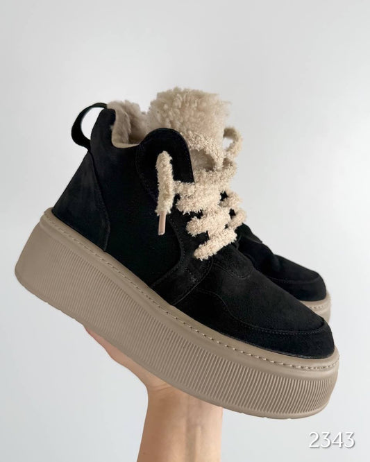 Suede Plush Shoes