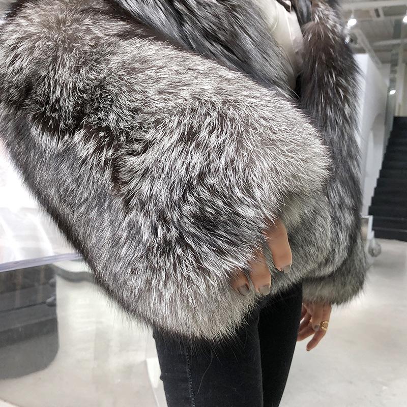 Fab Grey Fur Coat