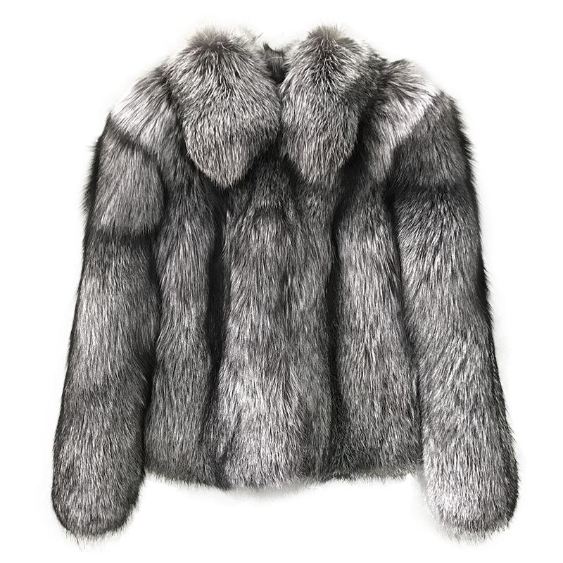 Fab Grey Fur Coat