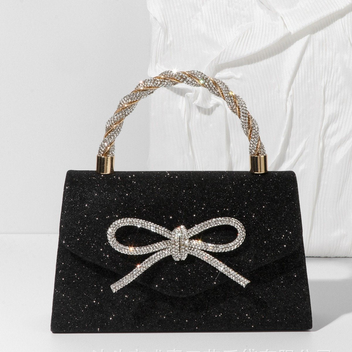 Sparkly Bow Handbag