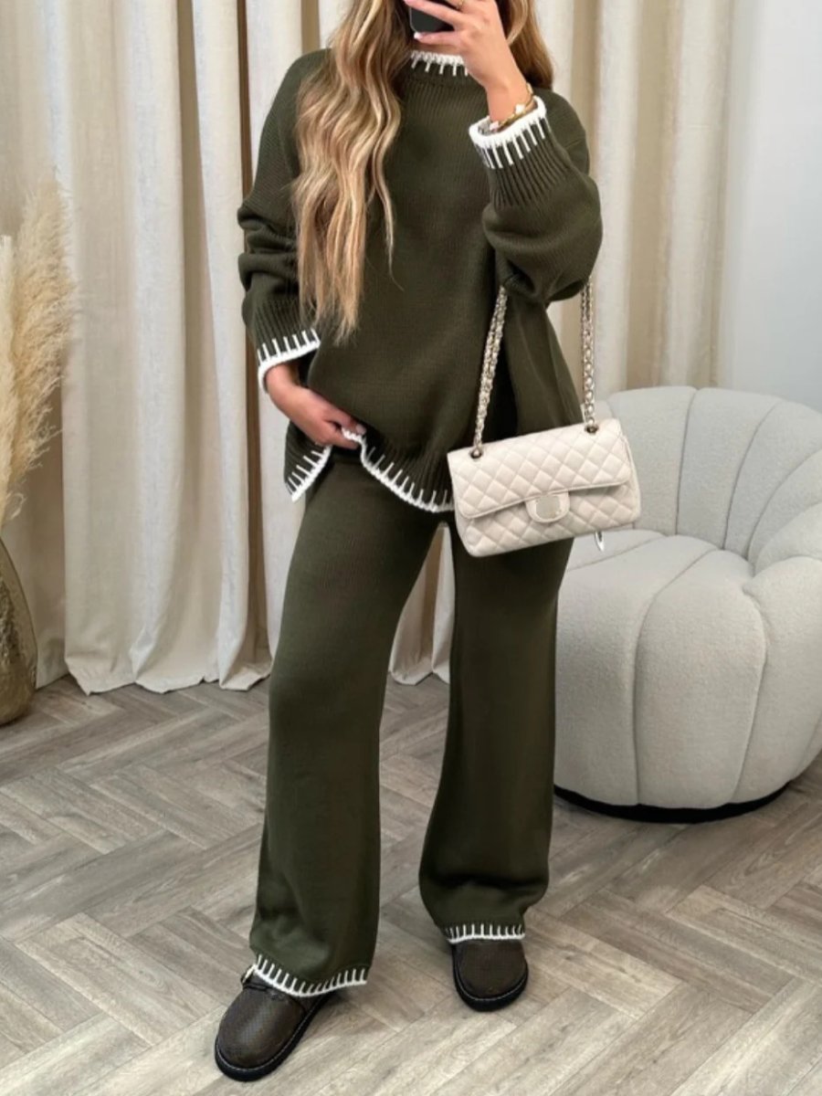 Casual Loungewear Knit Set